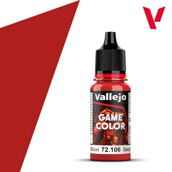 Vallejo Game Color 72.106 Scarlet Blood 18 ml 8429551721066 (สี) Vallejo Game Color 72.106 Scarlet Blood 18 ml 8429551721066 (สี)