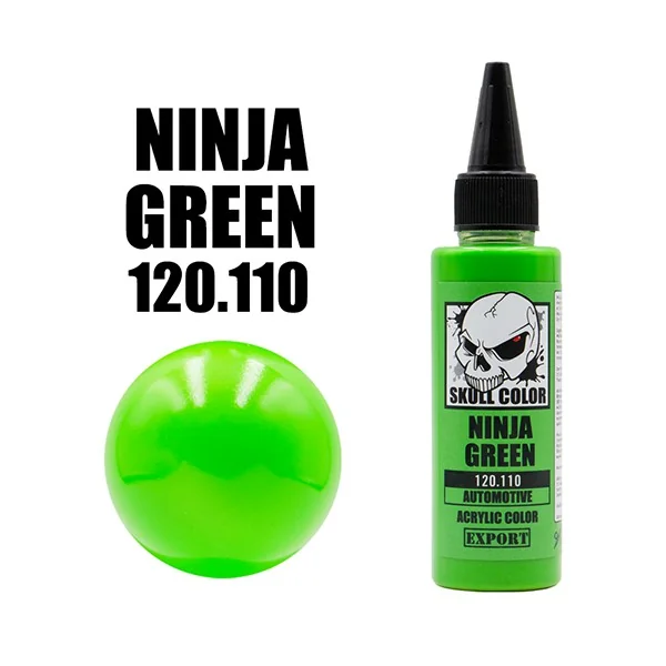 Skull Color Skull Color 120.110 Ninja Green 60 ml (Automotive) 8853100904103 (สี) Skull Color Skull Color 120.110 Ninja Green 60 ml (Automotive) 8853100904103 (สี)