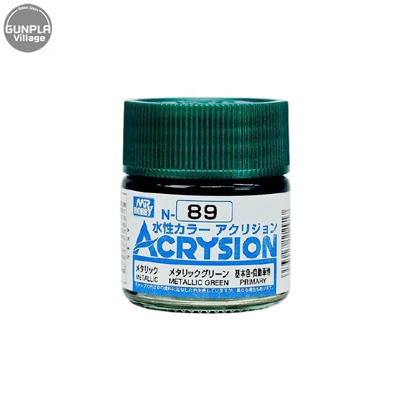 Mr.Hobby MR.ACRYSION COLOR N-89 METALLIC GREEN 4973028112917 (สี) Mr.Hobby MR.ACRYSION COLOR N-89 METALLIC GREEN 4973028112917 (สี)