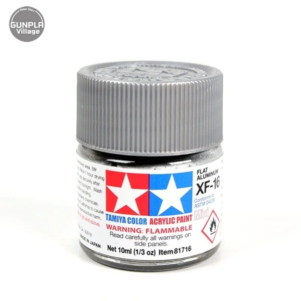 Tamiya 81716 Acrylic Mini XF-16 Flat Aluminum 45035630 (สี) Tamiya 81716 Acrylic Mini XF-16 Flat Aluminum 45035630 (สี)