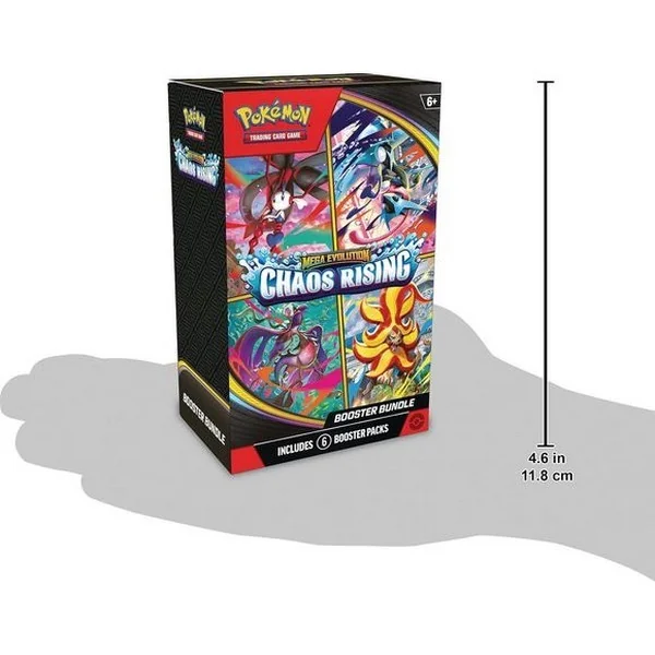 Pokemon ENG Mega Evolution Chaos Rising Booster Bundle (6 Packs) 196214154162 (การ์ดโปเกมอน) Pokemon ENG Mega Evolution Chaos Rising Booster Bundle (6 Packs) 196214154162 (การ์ดโปเกมอน)