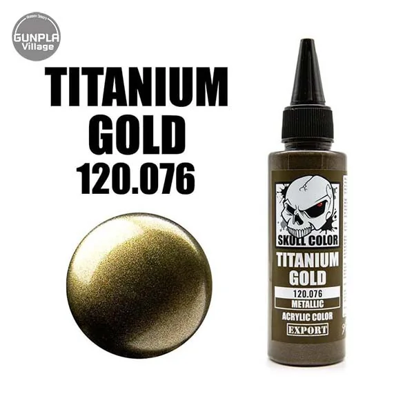 Skull Color 120.076 Titanium Gold 60 ml (Metallic) Skull Color 8853100903762 (สี) Skull Color 120.076 Titanium Gold 60 ml (Metallic) Skull Color 8853100903762 (สี)