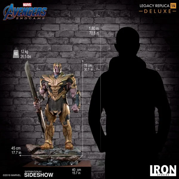 Iron Studios - Thanos: Avengers Endgame 1/4Scale (Deluxe) 606529899738 (Statue) Iron Studios - Thanos: Avengers Endgame 1/4Scale (Deluxe) 606529899738 (Statue)