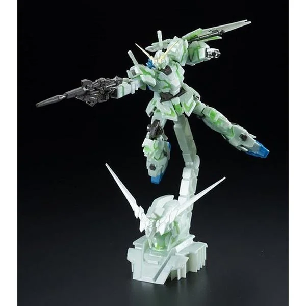 Bandai HG Unicorn Gundam (Destory Mode) + Head Display Base The Final Battle Ver 4549660112396 (Plastic Model)