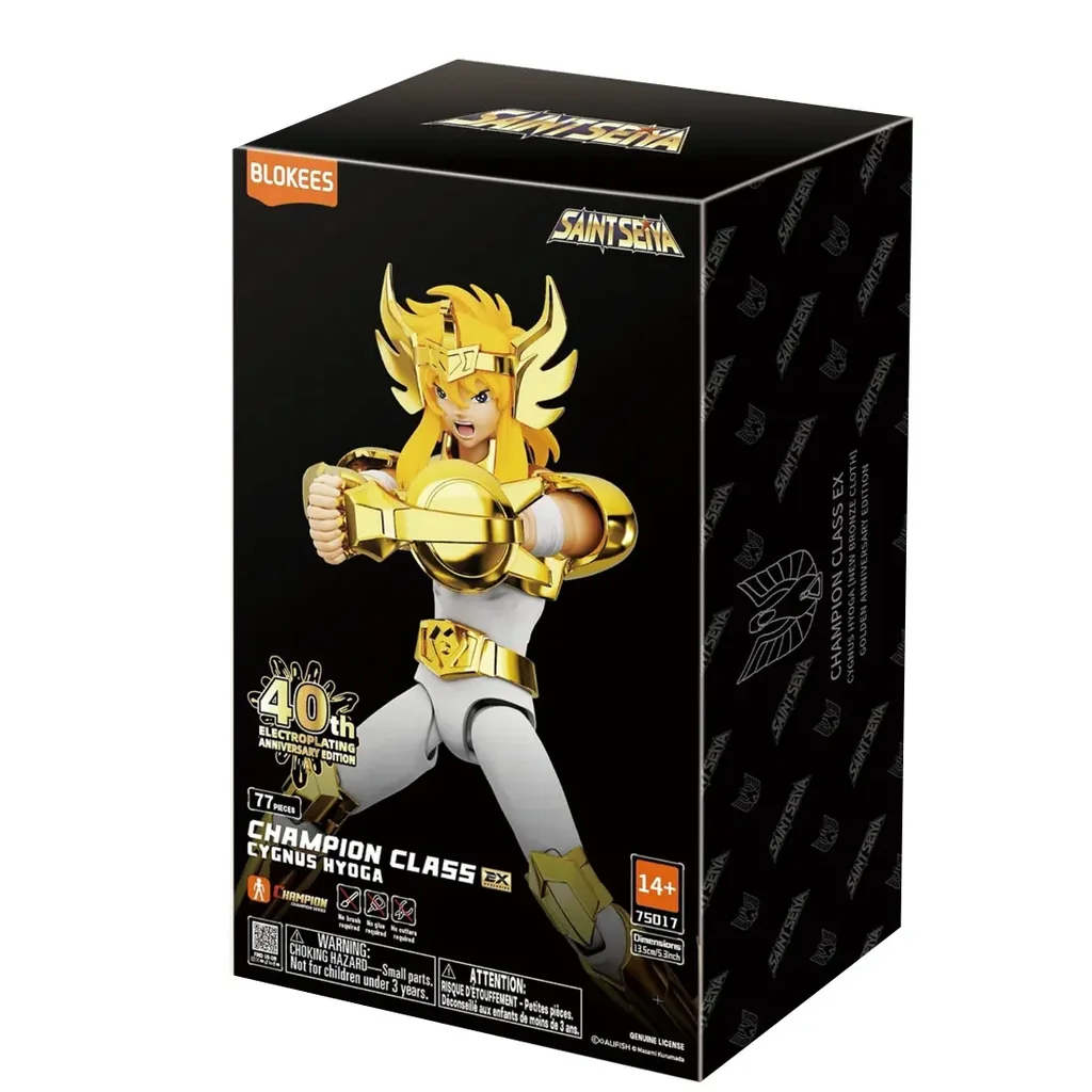 Blokees Saint Seiya 75017 Champion Class EX Cygnus Hyoga Anniversary Version 810181534436 (Plastic Model)