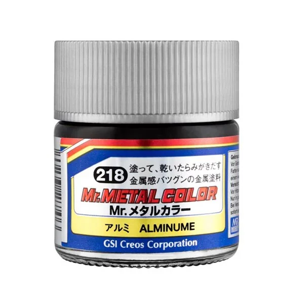 Mr.Hobby Mr.Metal Color MC218 Aluminium (10ml) 49532784 (สี) Mr.Hobby Mr.Metal Color MC218 Aluminium (10ml) 49532784 (สี)