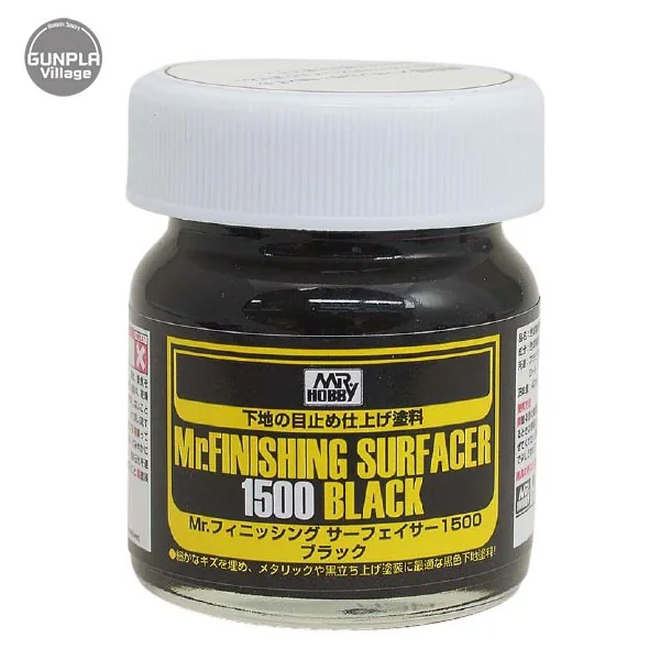 Mr.Hobby Mr.FinishIing Surfacer 1500 SF288 BLACK 4973028420203 (สี) Mr.Hobby Mr.FinishIing Surfacer 1500 SF288 BLACK 4973028420203 (สี)