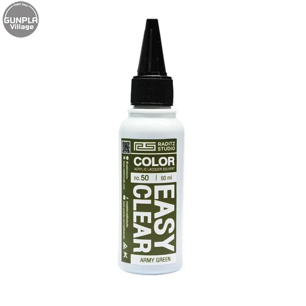 Raditz Studio RS NO50S Easy Clear Army Green 60ml (Easy Clear Series) 8858878600508 (สี)