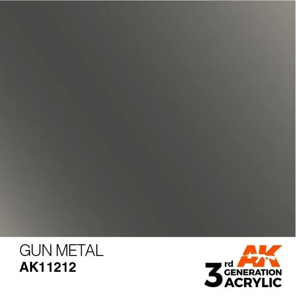 AK 3G Color Gunmetal 17 ml AK11212 8435568304451 AK 3G Color Gunmetal 17 ml AK11212 8435568304451