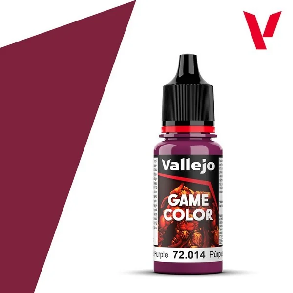 Vallejo Game Color 72.014 Warlord Purple 18 ml 8429551720144 (สี) Vallejo Game Color 72.014 Warlord Purple 18 ml 8429551720144 (สี)