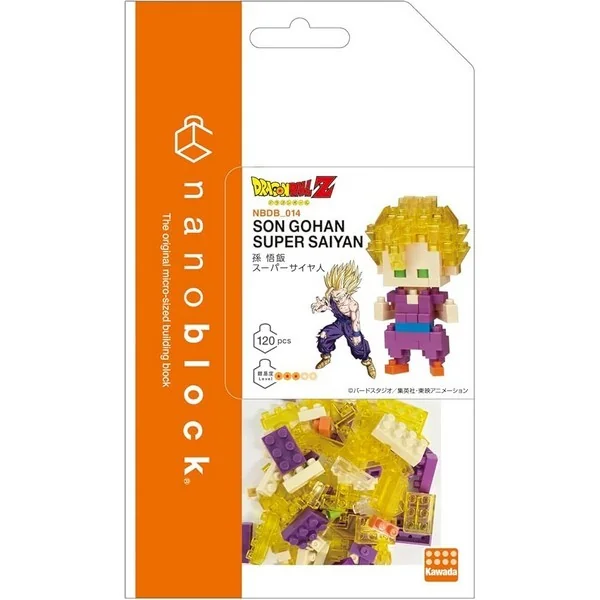 Kawada nanoblock Dragon Ball Z NBDB_014 Son Gohan Super Saiyan 4972825214220 (นาโนบล็อค) Kawada nanoblock Dragon Ball Z NBDB_014 Son Gohan Super Saiyan 4972825214220 (นาโนบล็อค)