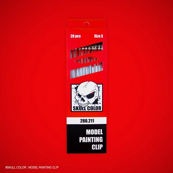 Skull Color 280.211 Model Painting Clip Size S 20 Pcs SC280211MPCS20 (สี)