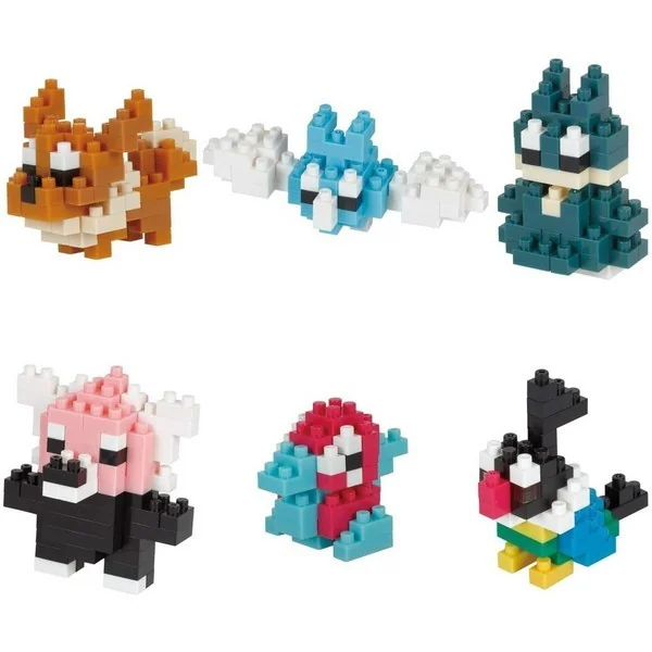Kawada nanoblock mininano NBMC_14S Pokemon Normal Type (Box of 6) 4972825219331 (นาโนบล็อค)