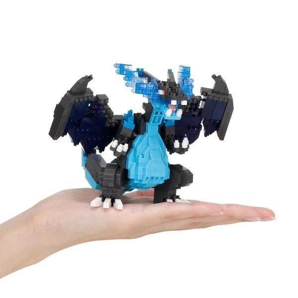 Kawada nanoblock Pokemon NBPM_R12 Mega Charizard X RS 4972825234532 (นาโนบล็อค)