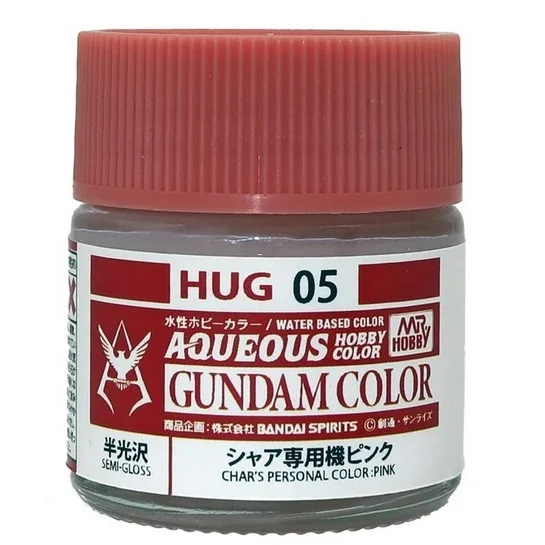 Mr.Hobby Aqueous Gundam Color HUG05 Char Aznable Pink 10ml 4973028506181 (สี)