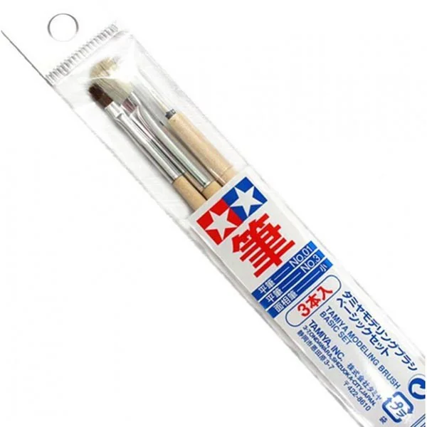 Tamiya 87066 Modeling Brush Basic Set 4950344870660 4950344075829 (Tool)
