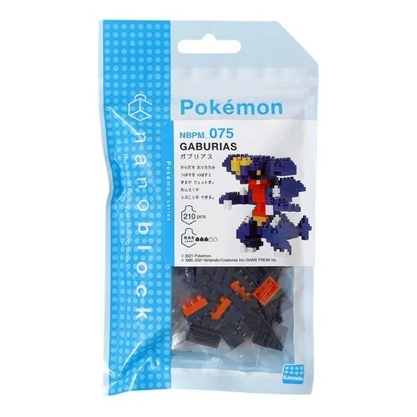 Kawada nanoblock Pokemon NBPM_075 Gaburias (Garchomp) 4972825220474 (นาโนบล็อค) Kawada nanoblock Pokemon NBPM_075 Gaburias (Garchomp) 4972825220474 (นาโนบล็อค)