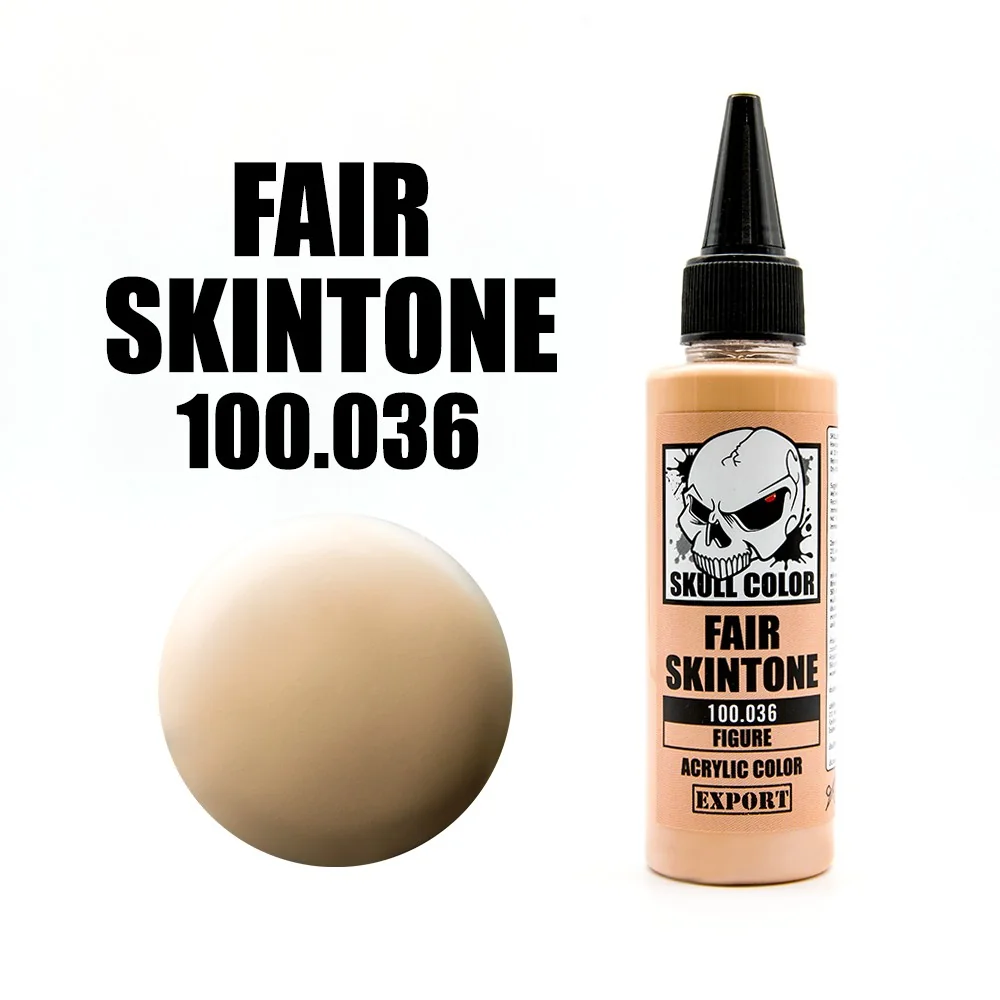 Skull Color 100.036 Fair Skintone 60 ml (Figure) 8853100903366 (สี) Skull Color 100.036 Fair Skintone 60 ml (Figure) 8853100903366 (สี)