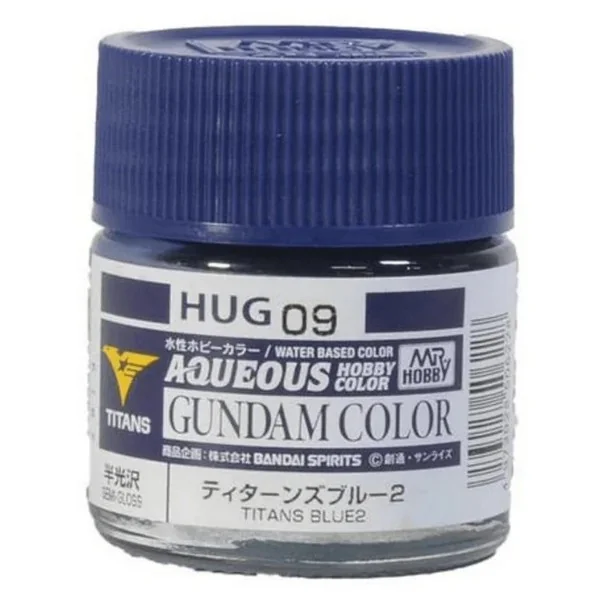 Mr.Hobby Aqueous Gundam Color HUG09 Titans Blue 2 10ml 4973028506228 (สี) Mr.Hobby Aqueous Gundam Color HUG09 Titans Blue 2 10ml 4973028506228 (สี)