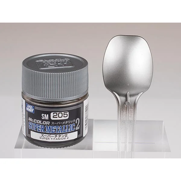 Mr.Hobby MR.COLOR SUPER MATALLIC 2 SM205 Super Titanium 2 4973028737400 (สี)