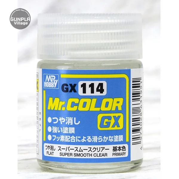 Mr.Hobby MR.CLEAR COLOR GX114 Super Smooth Clear Flat 4973028631951 (สี) Mr.Hobby MR.CLEAR COLOR GX114 Super Smooth Clear Flat 4973028631951 (สี)