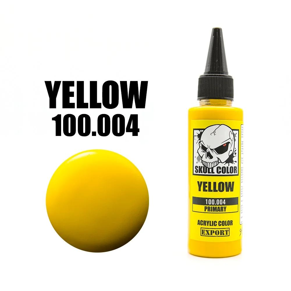 Skull Color 100.004 Yellow 60 ml (Primary) 8853100903045 (สี) Skull Color 100.004 Yellow 60 ml (Primary) 8853100903045 (สี)