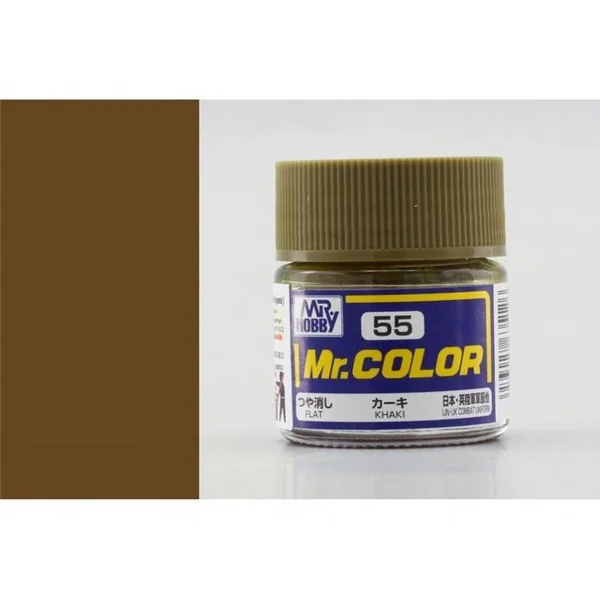 Mr.Hobby Mr.Color C55 Khaki Flat (10ml) 4973028635126 (สี) Mr.Hobby Mr.Color C55 Khaki Flat (10ml) 4973028635126 (สี)