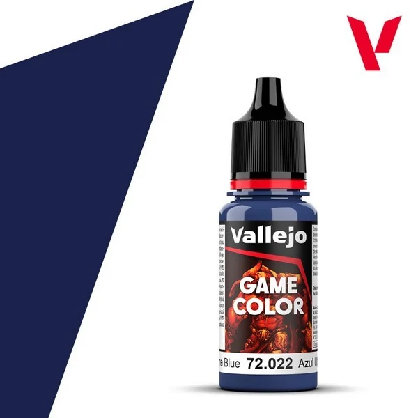 Vallejo Game Color 72.022 Ultramarine Blue 18 ml 8429551720229 (สี) Vallejo Game Color 72.022 Ultramarine Blue 18 ml 8429551720229 (สี)