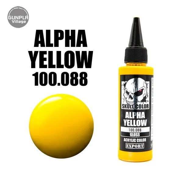 Skull Color 100.088 Alpha Yellow 60 ml (Gloss) 8853100903885 (สี) Skull Color 100.088 Alpha Yellow 60 ml (Gloss) 8853100903885 (สี)