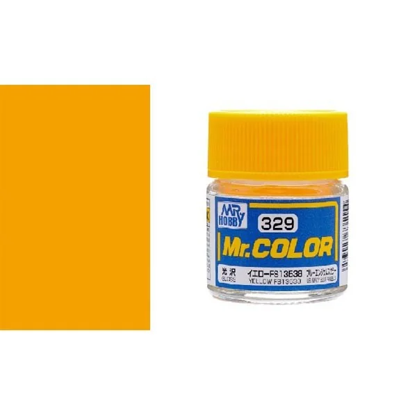 Mr.Hobby Mr.Color C329 Yellow FS13538 Gloss (10ml) 4973028735154 (สี) Mr.Hobby Mr.Color C329 Yellow FS13538 Gloss (10ml) 4973028735154 (สี)