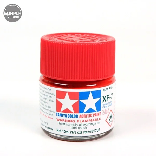 Tamiya 81707 Acrylic Mini XF-7 Flat Red 45035548 4950344069569 (สี) Tamiya 81707 Acrylic Mini XF-7 Flat Red 45035548 4950344069569 (สี)