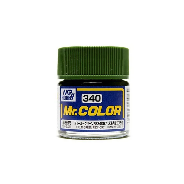 Mr.Hobby Mr.Color C340 Field Green FS34097 Semi-Gloss (10ml) 4973028735260 (สี) Mr.Hobby Mr.Color C340 Field Green FS34097 Semi-Gloss (10ml) 4973028735260 (สี)