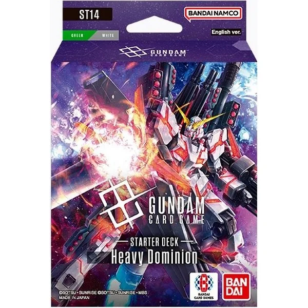 (Pre Order 25/09/2569) Bandai Gundam Card Game Starter Deck ST14 Heavy Dominion (การ์ด) (Pre Order 25/09/2569) Bandai Gundam Card Game Starter Deck ST14 Heavy Dominion (การ์ด)