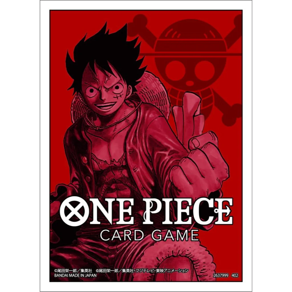 Bandai One Piece Card Game Sleeves Vol.1 Monkey D. Luffy Leader Red ซองใส่การ์ด (70 ซอง) 4549660853930 (การ์ด) Bandai One Piece Card Game Sleeves Vol.1 Monkey D. Luffy Leader Red ซองใส่การ์ด (70 ซอง) 4549660853930 (การ์ด)