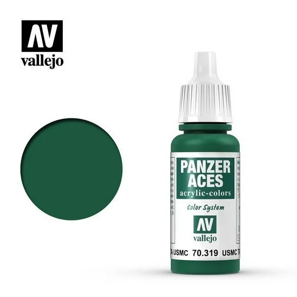 Vallejo Panzer Aces 70.319 USMC. Tanker 17 ml 8429551703192 (สี) Vallejo Panzer Aces 70.319 USMC. Tanker 17 ml 8429551703192 (สี)