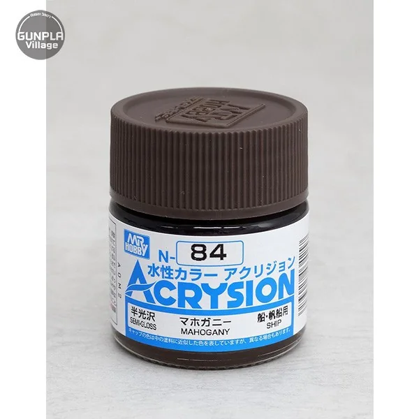 Mr.Hobby MR.ACRYSION COLOR N-84 MAHOGANY 4973028034257 (สี) Mr.Hobby MR.ACRYSION COLOR N-84 MAHOGANY 4973028034257 (สี)