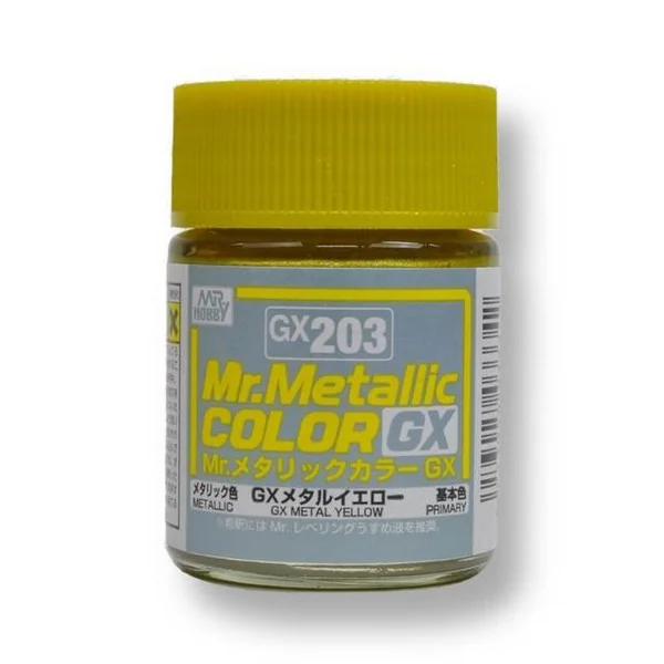 Mr.Hobby Mr.Metallic Color GX203 Metal Yellow 4973028033342 (สี)