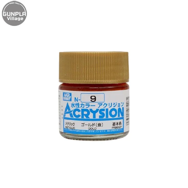 Mr.hobby MR.ACRYSION COLOR N-09 GOLD 4973028034981 (สี) Mr.hobby MR.ACRYSION COLOR N-09 GOLD 4973028034981 (สี)