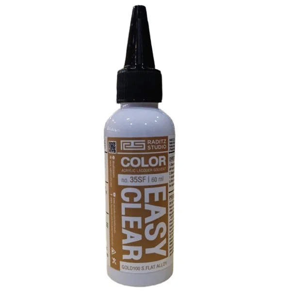 Raditz Studio RS NO35SF Easy Clear Gold100 S.Flat Alloy 60 ml (Easy Clear Series) 8878878600358 (สี) Raditz Studio RS NO35SF Easy Clear Gold100 S.Flat Alloy 60 ml (Easy Clear Series) 8878878600358 (สี)