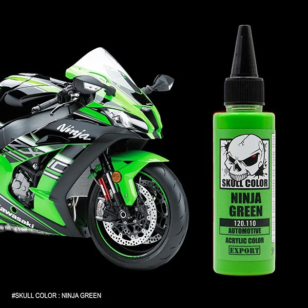 Skull Color Skull Color 120.110 Ninja Green 60 ml (Automotive) 8853100904103 (สี) Skull Color Skull Color 120.110 Ninja Green 60 ml (Automotive) 8853100904103 (สี)
