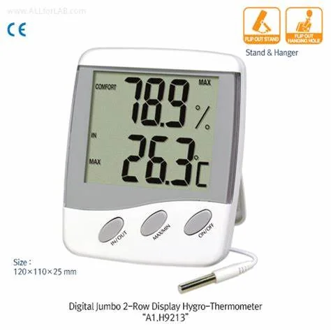 เทอโมมิเตอร์วัดอุณหภูมิ-ความชื้น(Hygro-Thermometer) "DAIHAN,KOREA"