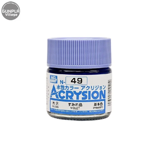 Mr.Hobby MR.ACRYSION COLOR N-49 VIOLET 4973028112412 (สี) Mr.Hobby MR.ACRYSION COLOR N-49 VIOLET 4973028112412 (สี)