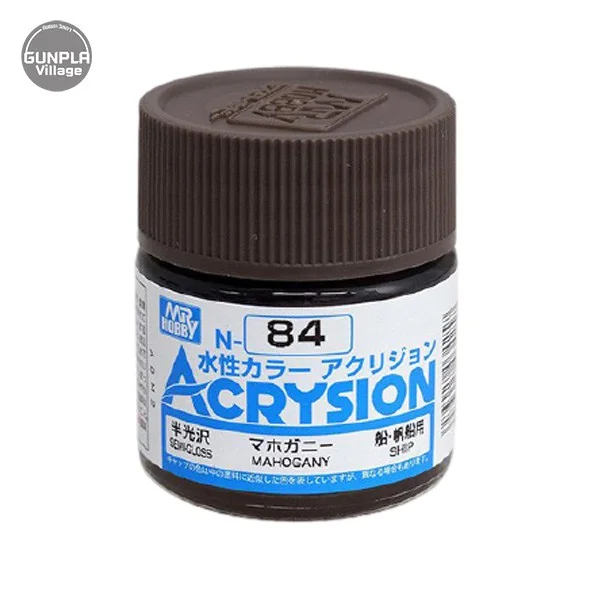 Mr.Hobby MR.ACRYSION COLOR N-84 MAHOGANY 4973028034257 (สี) Mr.Hobby MR.ACRYSION COLOR N-84 MAHOGANY 4973028034257 (สี)