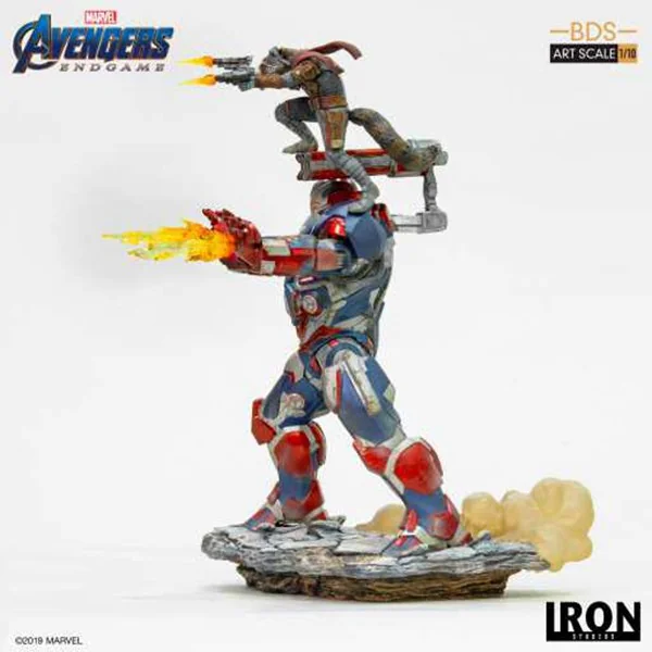 Iron Studios - Iron Patriot and Rocket: Avengers Endgame BDS 1/10Scale 606529899707 (Statue)