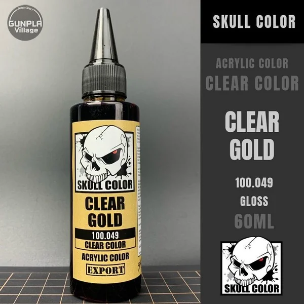Skull Color 100.049 Clear Gold 60 ml (Clear Color) 8853100903496 (สี) Skull Color 100.049 Clear Gold 60 ml (Clear Color) 8853100903496 (สี)