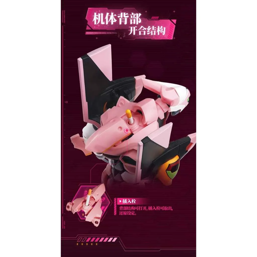 [Pre Order 08/2569] Blokees Evangelion 73545 Action Edition Evangelion 08 Alpha 810181532593 (Plastic Model)