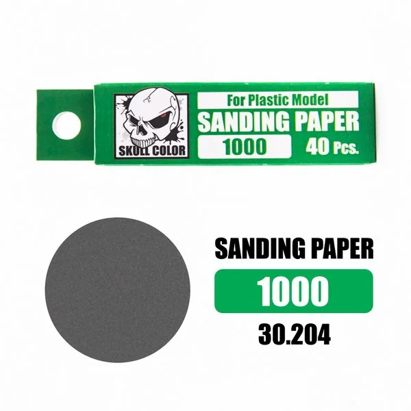 SKull Color 30.204 Sanding Paper 1000 (40 Pcs) SC30204SP1000 (Tool) SKull Color 30.204 Sanding Paper 1000 (40 Pcs) SC30204SP1000 (Tool)