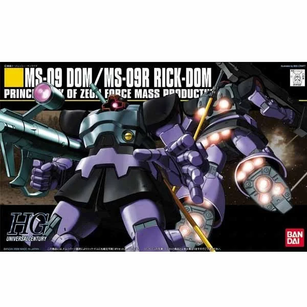 Bandai HG Dom - Rick Dom 4573102558770 (Plastic Model) Bandai HG Dom - Rick Dom 4573102558770 (Plastic Model)