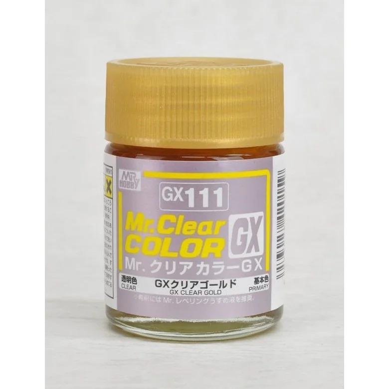 Mr.Hobby MR.CLEAR COLOR GX111 Clear Gold 4973028420159 (สี) Mr.Hobby MR.CLEAR COLOR GX111 Clear Gold 4973028420159 (สี)