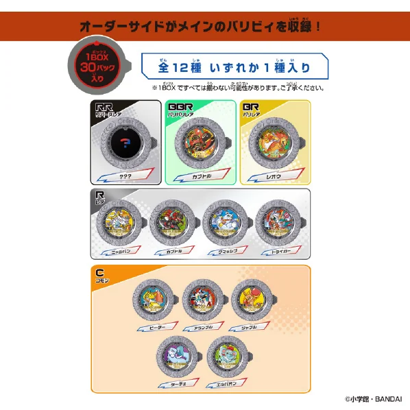 [ยก Box 30 เหรียญ] (Pre Order 09/2569) Bandai Gyakuten Bariba Reverse Vol.3 Those Who Claim Supreme Power 4582770021318
